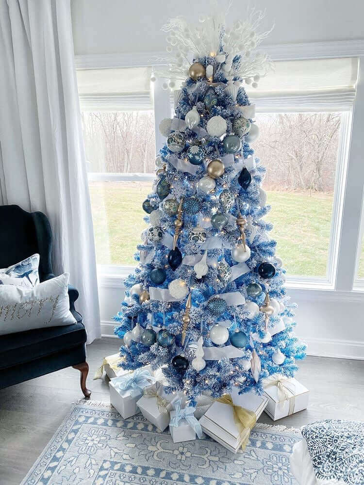 Árvore de Natal - Duquesa Nevada Azul + 700 LEDs