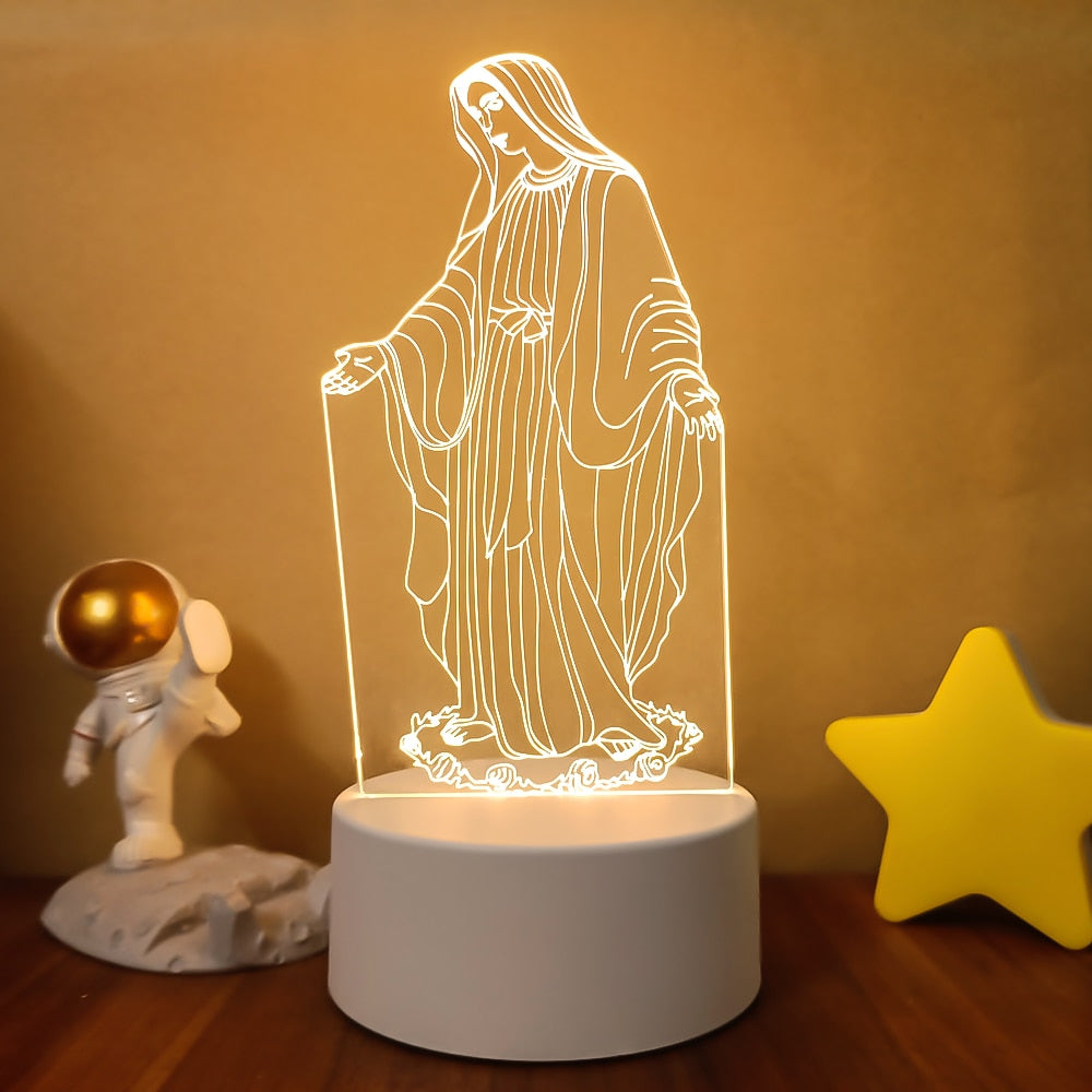 Luminária Led 3D da Salvação