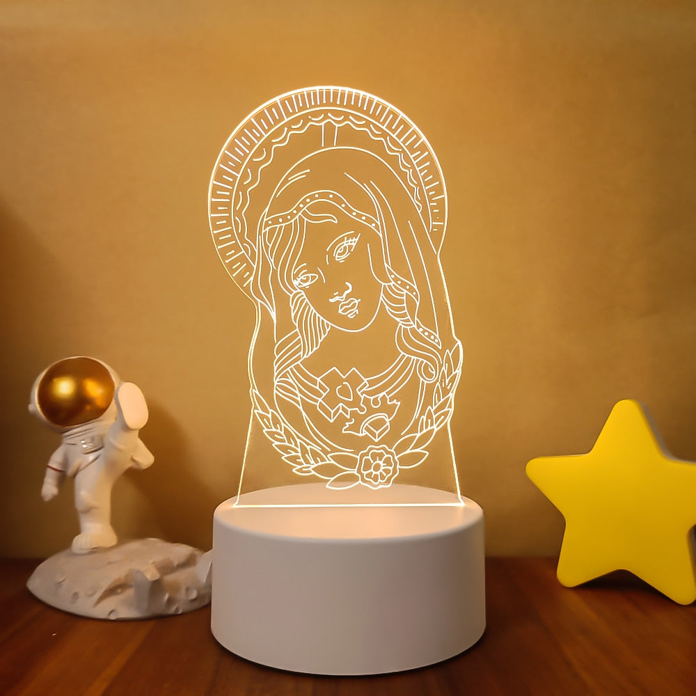 Luminária Led 3D da Salvação