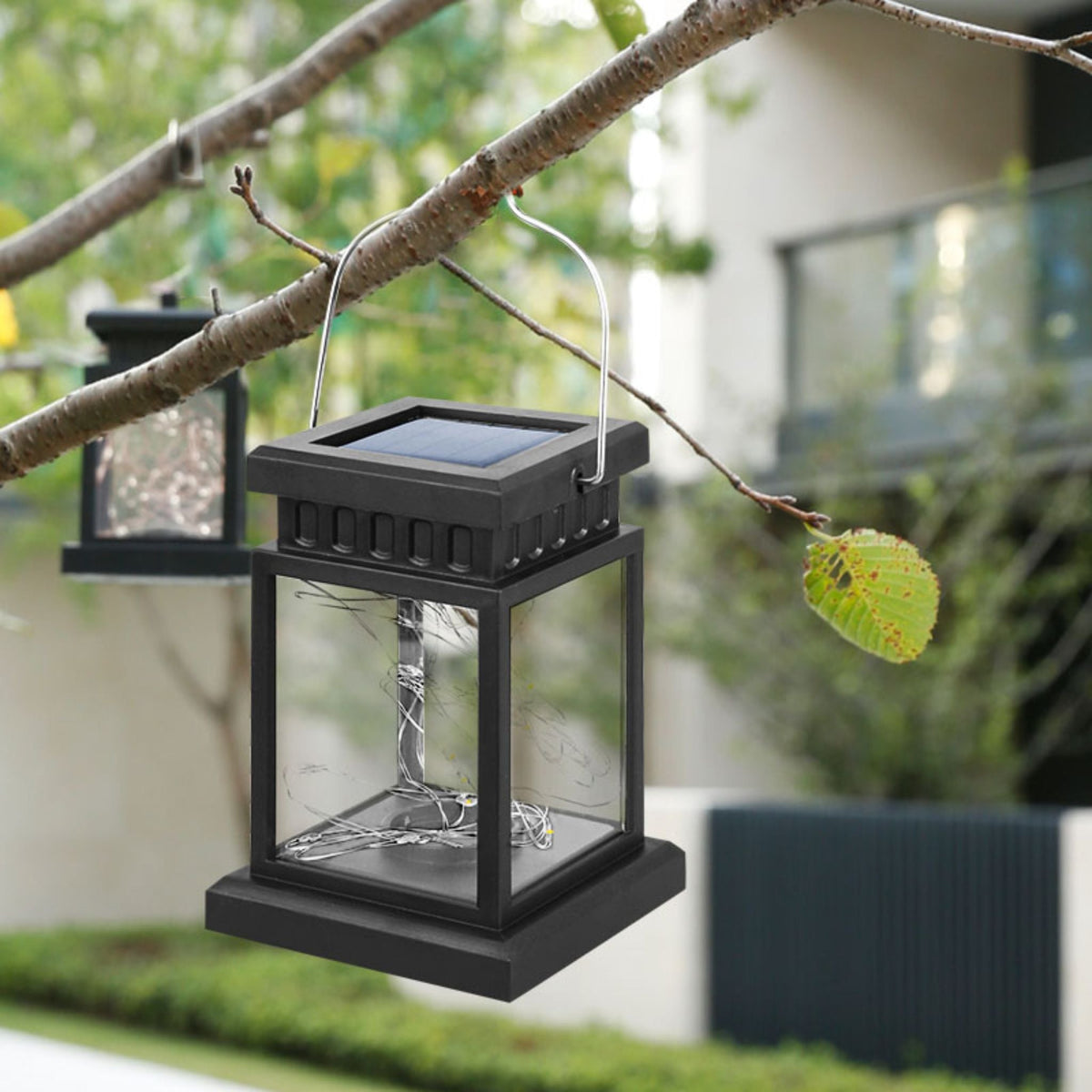 Luminária Led Decorativa de Jardim - Vela e Energia Solar