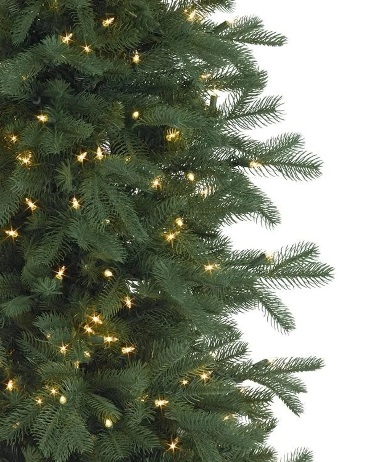 Árvore de Natal Cathedral Fir Slim com Galhos Articulados, Suporte Metálico e Micro LEDs Embutidos