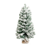 Árvore de Natal Nevada na Juta 90cm 105 Galhos|