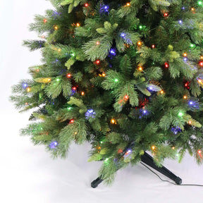 Árvore de Natal Realista com Galhos de Pinheiro, 400 LEDs, Movimento e Controle Remoto 210cm |